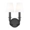 Z-Lite Tova Matte Black 2 Light Wall Sconce 3049-2S-MB - alternate 3