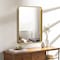Homeroots 40" Gold Metal Framed Standing Mirror 564464 - alternate 3