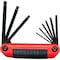 Eklind 9 Piece SAE Fold-Up Hex Key Set, 25919 25919 - alternate 1