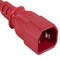 Sanoxy 2ft 14 AWG 15A 250V Power Cord IEC320 C14 to IEC320 C19, Red SNX-CBL-LDR-PW134-7202 - alternate 2