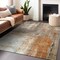 Homeroots 3' X 5' Copper Ivory And Brown Abstract Washable Indoor Outdoor Area Rug 603617 - alternate 3
