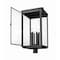 Z-Lite Hartwell 6-Light Outdoor Post Mount Fixture, 15 in W x 32.75 H, Sand Black 5019PHXXLR-BK - alternate 3