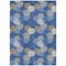 Homeroots 8' X 10' Navy Blue Brown And Ivory Polka Dot Washable Indoor Outdoor Area Rug 594265 - alternate 2