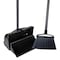 Powerclean Lobby Dust Pan, Angled Broom, 33 inch Handle with Hanging Hook LDP-BN - alternate 2