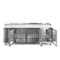 Koolmore 92 In. Three Door Commercial Pizza Prep Refrigerator in Stainless-Steel KM-RPPS-3DSS KM-RPPS-3DSS - alternate 2
