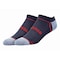 Railroad Sock Mens No Show Socks, Merino Wool/Nylon/Spandex, Black/Red, 6-12 M, 2 PK OD211NSR - alternate 2