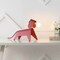 Jonathan Y Rover 10" Modern Industrial Iron Canine LED Kids' Lamp, Red JYL7130A - alternate 2