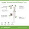 Symmons Verity HydroMersion Single Handle Shower Faucet Trim Kit  with Hand Spray (Valve not Included) S4998STN15TRM - alternate 2