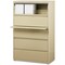 Hirsh 30" W 5 Drawer Lateral File Cabinet, Putty, A4/Legal/Letter 14979 - alternate 1