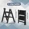 Wrightmaster 2-Step Lightweight Steel Step Stool, 7 ft. Reach, 300 lb. Load Capacity Type IA Duty Rating, Black ZOR-EBTH01 - alternate 2