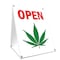Signmission Cannabis Dispensary Open, 36 Inch x 24 Inch A-frame Yard Sign, Plastic Sign SBC-2436-Cannabis Dispensary Open - alternate 1