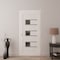 Vdomdoors Front Exterior Prehung Metal-Plastic Door, Manux 8933 White Silk, Office Commercial and Residential MANUX8933EXD-WS-W32xH80-LH - alternate 2