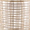 Homeroots 15" Clear And Natural Glass Round Floor Vase With Wrapped Rattan 608577 - alternate 2