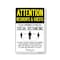 Signmission Public Safety, Residents And Guests Practice Social Distancing, 14in X 10in, OS-NS-A-1014-25401 OS-NS-A-1014-25401 - alternate 1