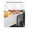 Vevor Commercial Food Warmer 6-Pan 1500W Buffet Bain Marie with Lid and Power Cord SKT1/1*2 - alternate 2