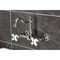 Kingston Brass Two-Handle Wall Mount Bridge Kitchen Faucet, Polished Nickel KS1266PX - alternate 2