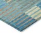 Homeroots 8' X 10' Teal Blue Orange And Sky Blue Striped Washable Indoor Outdoor Area Rug 613178 - alternate 2