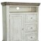 Homeroots 39" Off White Solid Wood Three Drawer Gentlemans Chest 524573 - alternate 2