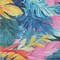 Homeroots 5' X 8' Sky Blue And Pink Floral Washable Indoor Outdoor Area Rug 611127 - alternate 2
