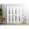 Vdomdoors Sliding Closet Double Bi-fold Doors, Mela 7222 White Silk, Sturdy Tracks Moldings Trims Hardware Se MELA7222DBF-WS-96 x 96 (4* 24x96) - alternate 2