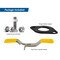Everflow FIP Full Port Ball Valve with Cleanout and Flange, Brass 3/4" 895T034 - alternate 2
