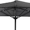 Pure Garden Half Umbrella Outdoor Patio Shade 9 ft Patio Umbrella w/ Easy Crank Small Canopy 50-LG1422 - alternate 2