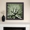 Homeroots Green Succulent III Brown Framed Print Wall Art 527047 - alternate 2