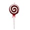 Youngcraft Red/White 3D Christmas Candy Cane Swirl Table Decor ST30-SW - alternate 1