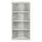 Homeroots 48" Gray Wood Four Tier Bookcase 333506 - alternate 1