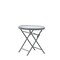 Seasonal Trends PATIO END TABLE RND STEEL BRN 151502 - alternate 1