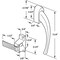 Prime-Line Storm and Screen Door Pull Lever Handle Set with Interior Latch, Strike and Screws, Brown K 55227 - alternate 2