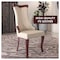 Leisuremod Novara Collection Modern Wooden Dining Chair in Light Taupe NC20LTP - alternate 2