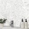 Msi Carrara White Herringbone Honed SAMPLE Marble Mesh-Mounted Mosaic Tile ZOR-MD-0340-SAM - alternate 2