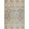 Homeroots 8' X 10' Linen Black And Brown Floral Washable Indoor Outdoor Area Rug 606245 - alternate 2