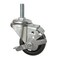 Service Caster 3.5 Inch Phenolic Wheel Swivel 1/2 Inch Threaded Stem Caster with Brake SCC SCC-TS20S3514-PHS-TLB-121315 - alternate 1