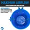 Magnum Tool Blue 55 Gallon Trash Can Set, Trash Can, Quiet Dolly, and Reinforced Lid, 2 Set CMTC-CLD0-55B02 - alternate 2