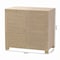 Bali & Pari Halen Natural Grasscloth Storage Cabinet 266-14554-ZORO - alternate 2