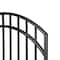 Nuvo Iron 45in Wx 56in H Coral Gate Arched Rails, 48in W Opening, Self Close Hardware w/Double Side Handle ICGA4556 - alternate 2