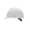 Msa Safety V-Gard Slotted Cap, Staz-On Suspension, Type I, Class E, White 463942 - alternate 2