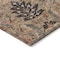 Homeroots 9' X 12' Khaki Terra Cotta And Black Damask Washable Indoor Outdoor Area Rug 603321 - alternate 2