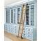 Quiet Glide 8.06 ft. Cherry Contemporary Wheel Bronze Rolling Hook Removable Ladder, 12 ft. Rail QG.540-8CH-12-H.07 - alternate 1