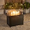 Deko Living Rectangular Outdoor Propane Gas Fire Pit Table 50,000 BTU, Lava Rock Filler COB10010 - alternate 2