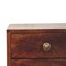 Homeroots 22" Brown Solid Wood Square Two Drawer Nightstand 651798 - alternate 2