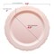Smarty Had A Party 7.5" Pink Vintage Round Disposable Plastic Appetizer/Salad Plates (120 Plates), 120PK 867PNK-CASE - alternate 2