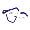 Hps Performance High Temp Reinforced Silicone Radiator Coolant Hose Kit, Blue,  57-1646R-BLUE - alternate 1
