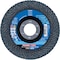 Pferd Flap Disc, 4-1/2 inx 7/8, Z SGP CURVE STEELOX, 40 Grit, Medium Radius, Zirconia, 2PK 67698032 - alternate 2