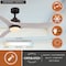 Vaxcel North Bend, 52 in, Bronze Indoor/Outdoor Ceiling Fan, Ash Blades, LED, Remote, DC F0139 - alternate 2