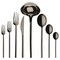 Mepra Due Flatware Set - 43 Pieces - Black Gold 108622043 - alternate 1