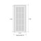 Sartodoors Interior Solid French Door 18x96 Solid Core Modern Interior VEREGIO7411ID-OLI-1896 - alternate 2