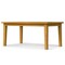 Homeroots 66" Oak Wood Dining Table 640722 - alternate 2